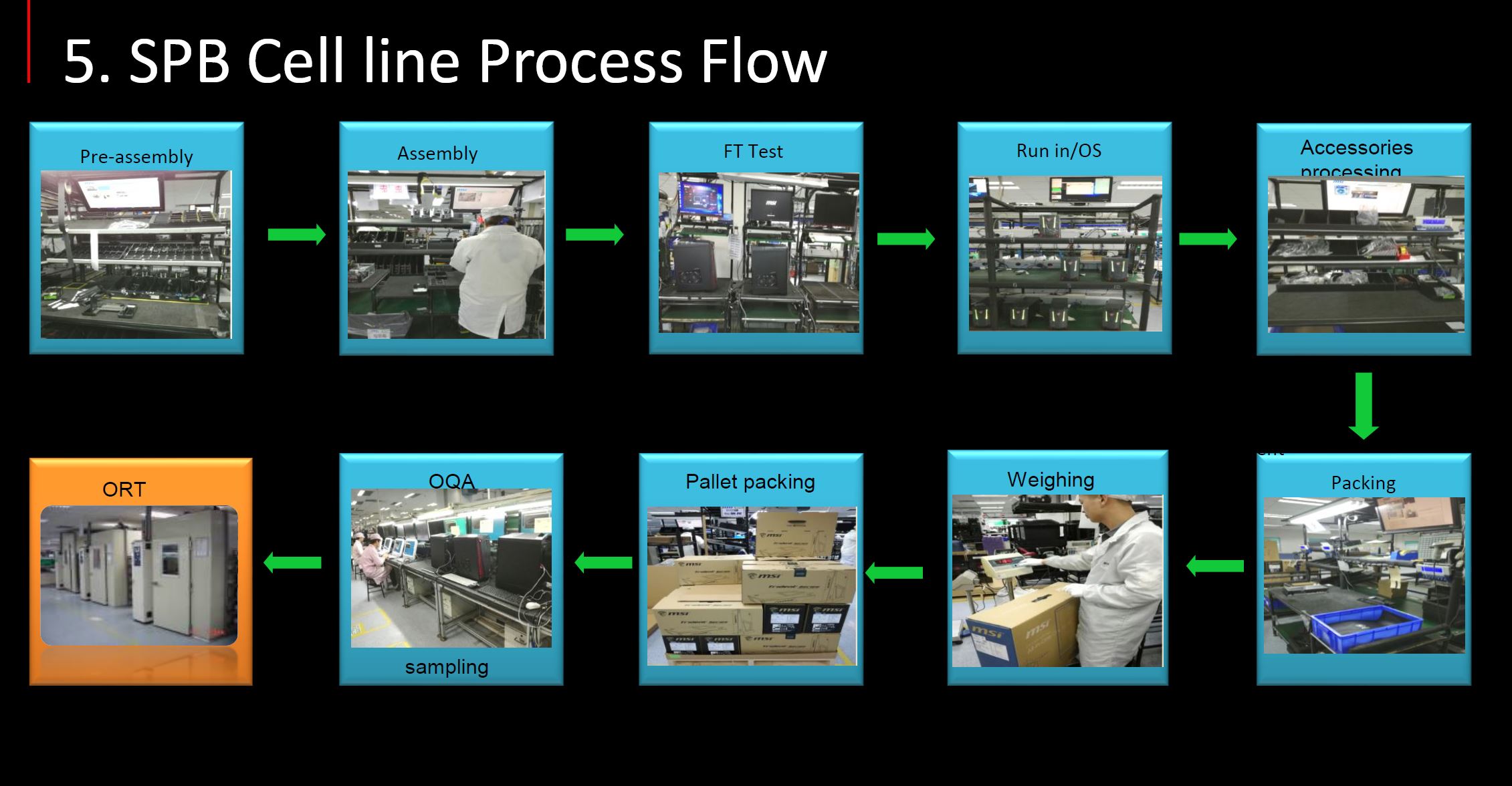 SPB Cell line Process Flow
