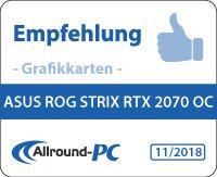 Asus ROG Strix RTX 2070 OC Award