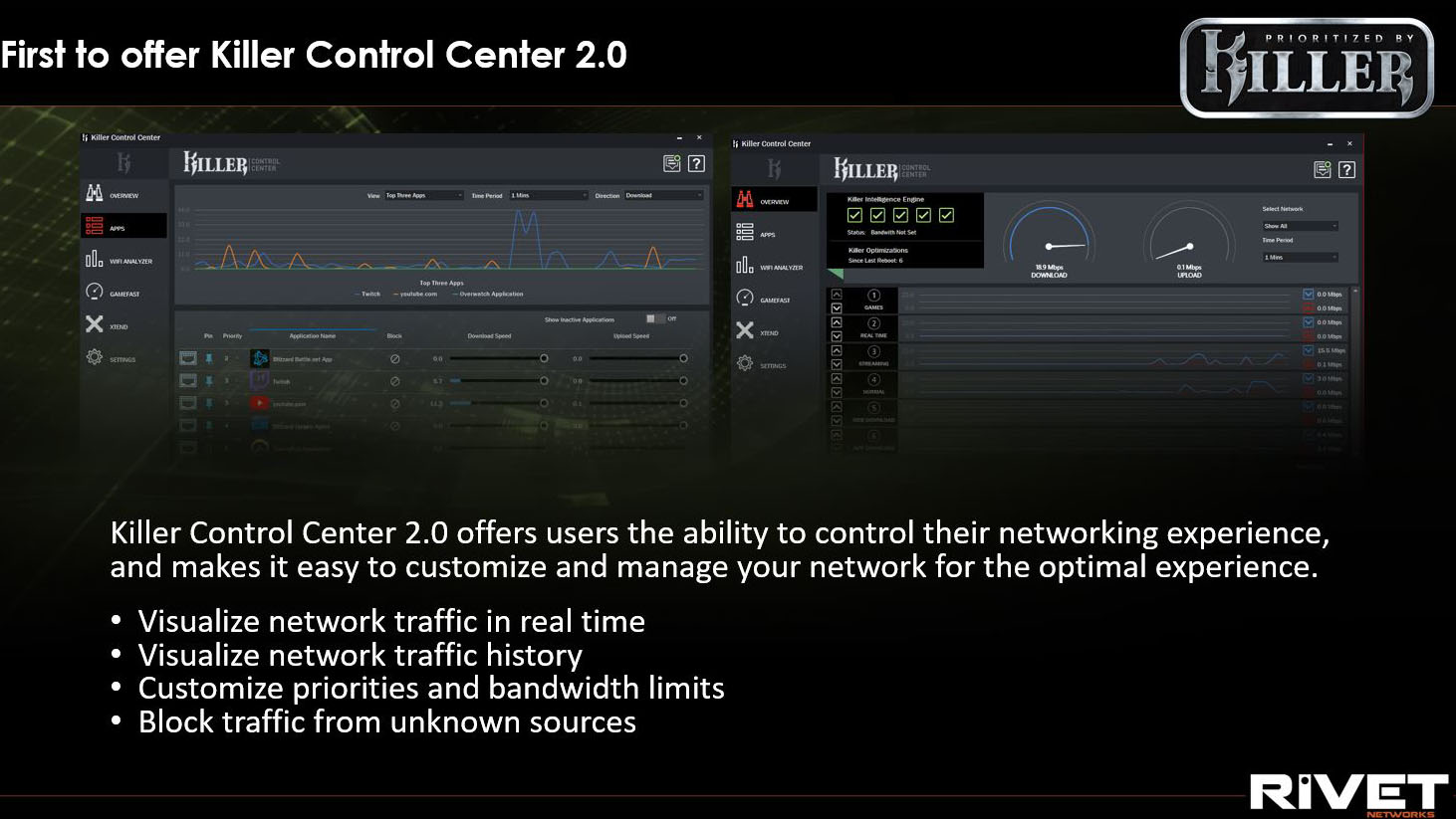 Killer E3000 Control Center 2.0