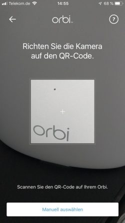 Orbi Voice QR Code Setup