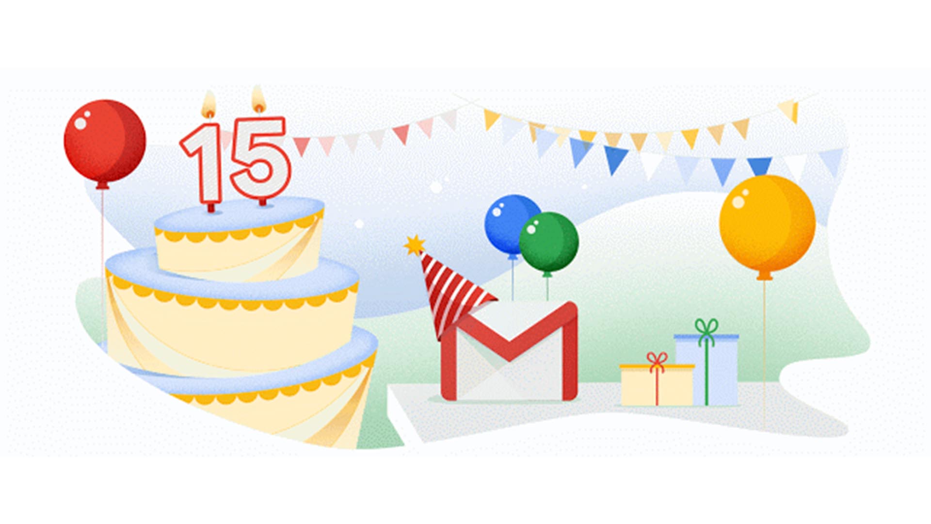 Gmail 15 Jahre