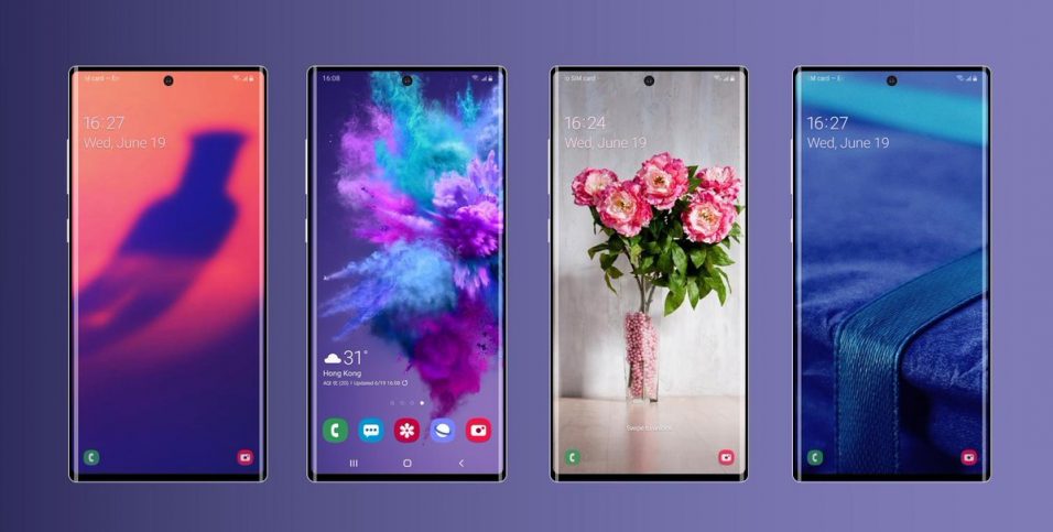 Samsung Galaxy Note 10 rendering
