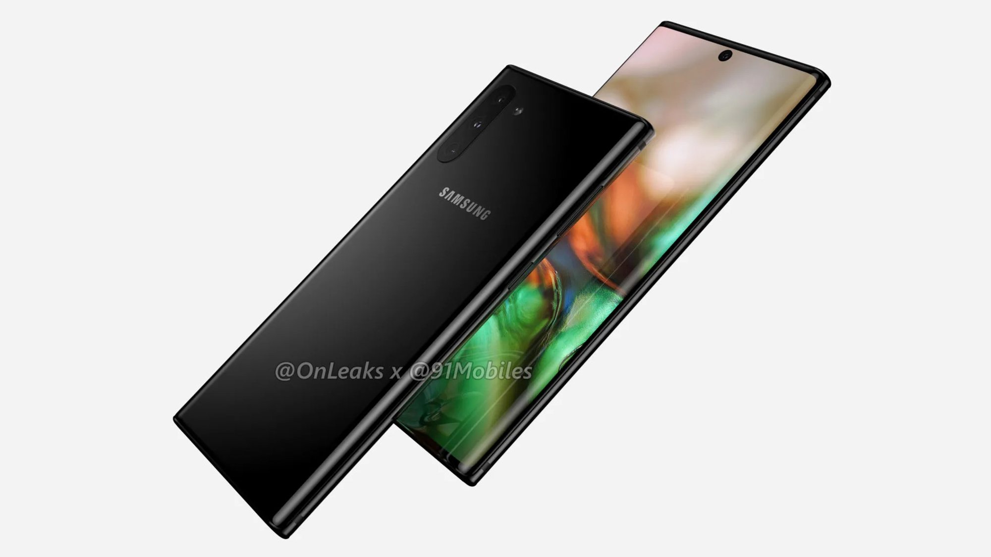 Neben weiß als Farbe wird es das Samsung Galaxy Note 10 Pro und Note 10 wohl auch in Schwarz geben, ob es wohl noch eine weitere Variante geben wird?