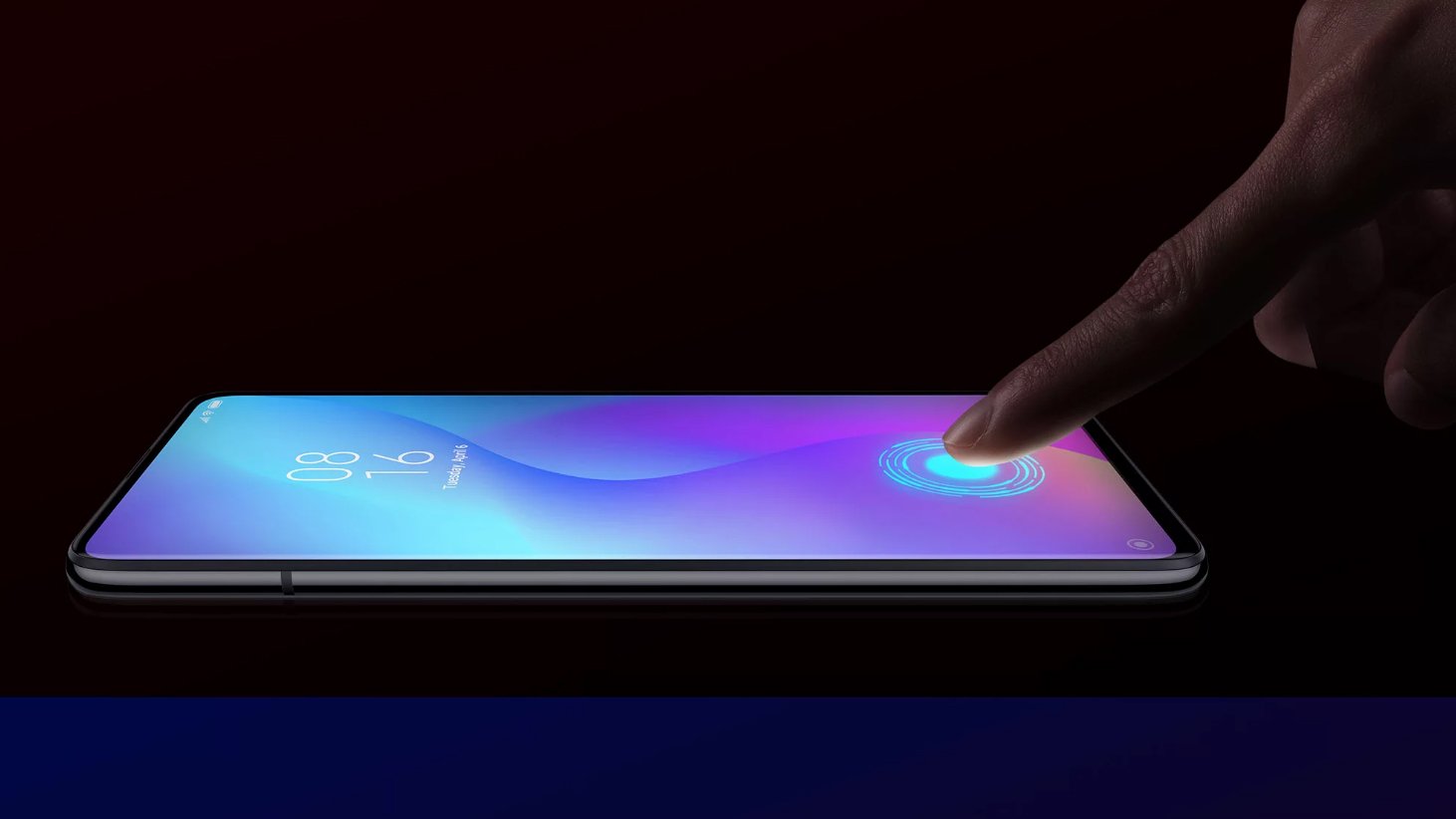Entsperrt wird das Xiaomi Mi 9T durch einen Fingerabdrucksensor, der im Display sitzt - praktisch!