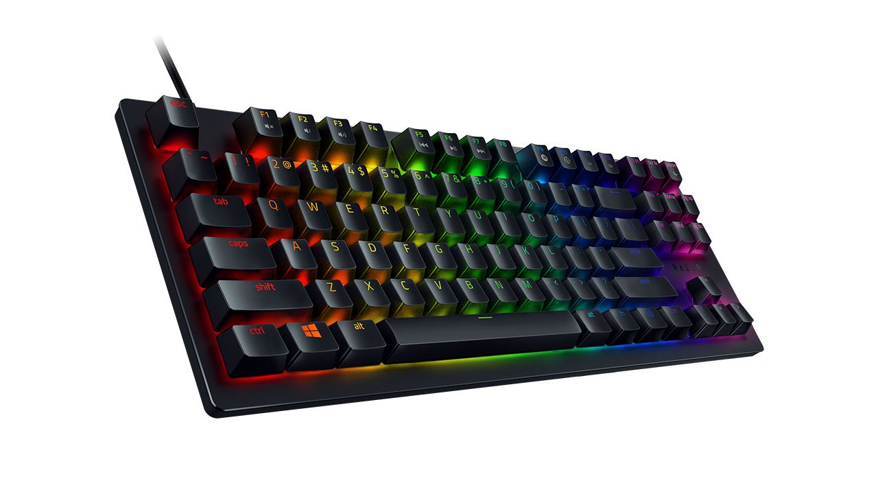 Razer Huntsman Tournament Edition Optische Gaming-Tastatur mit linearen Schaltern