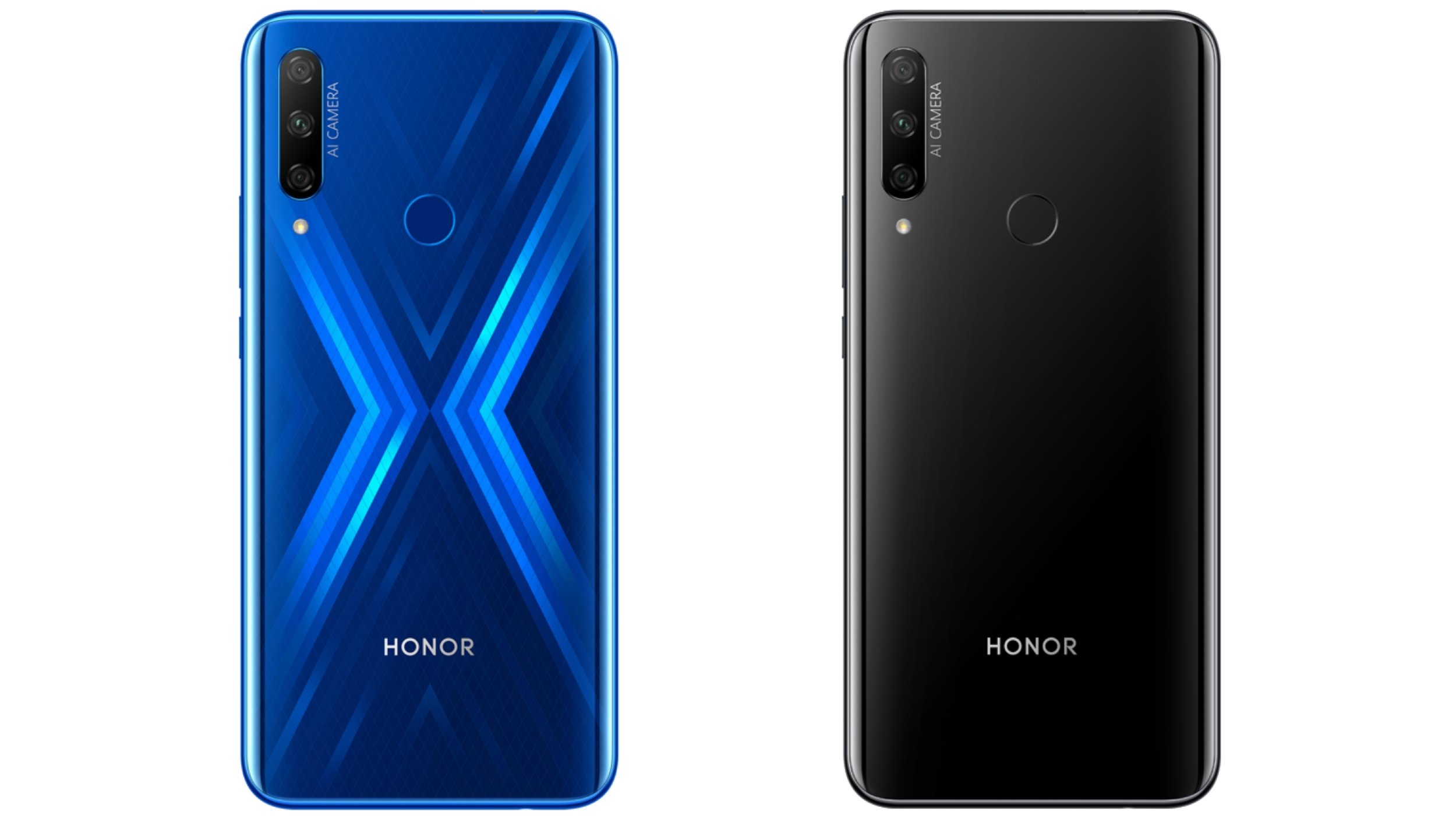 Das Honor 9X kommt sowohl im schicken Blau als auch eleganten Schwarz daher.