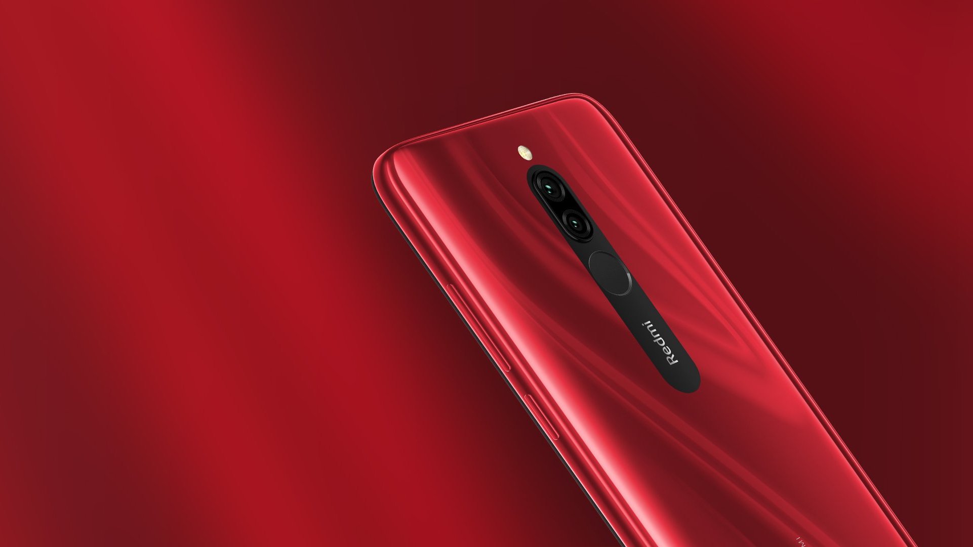 Das neue Redmi 8 von Xiaomi kommt im schicken Rot daher.