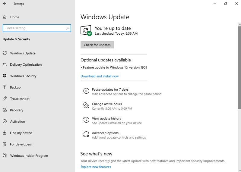 Microsoft Windows 10 November Update
