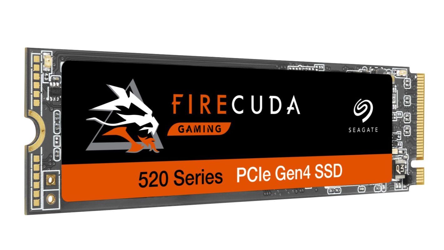 Seagate FireCuda 520 PCIe 4.0 SSD 1 TB - Front Schräg