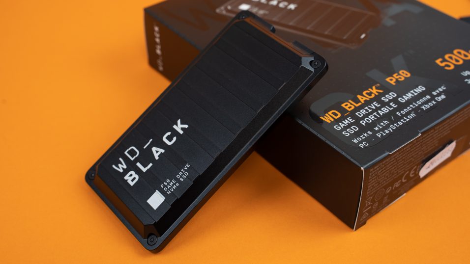 WD Black P50 SSD mit Verpackung