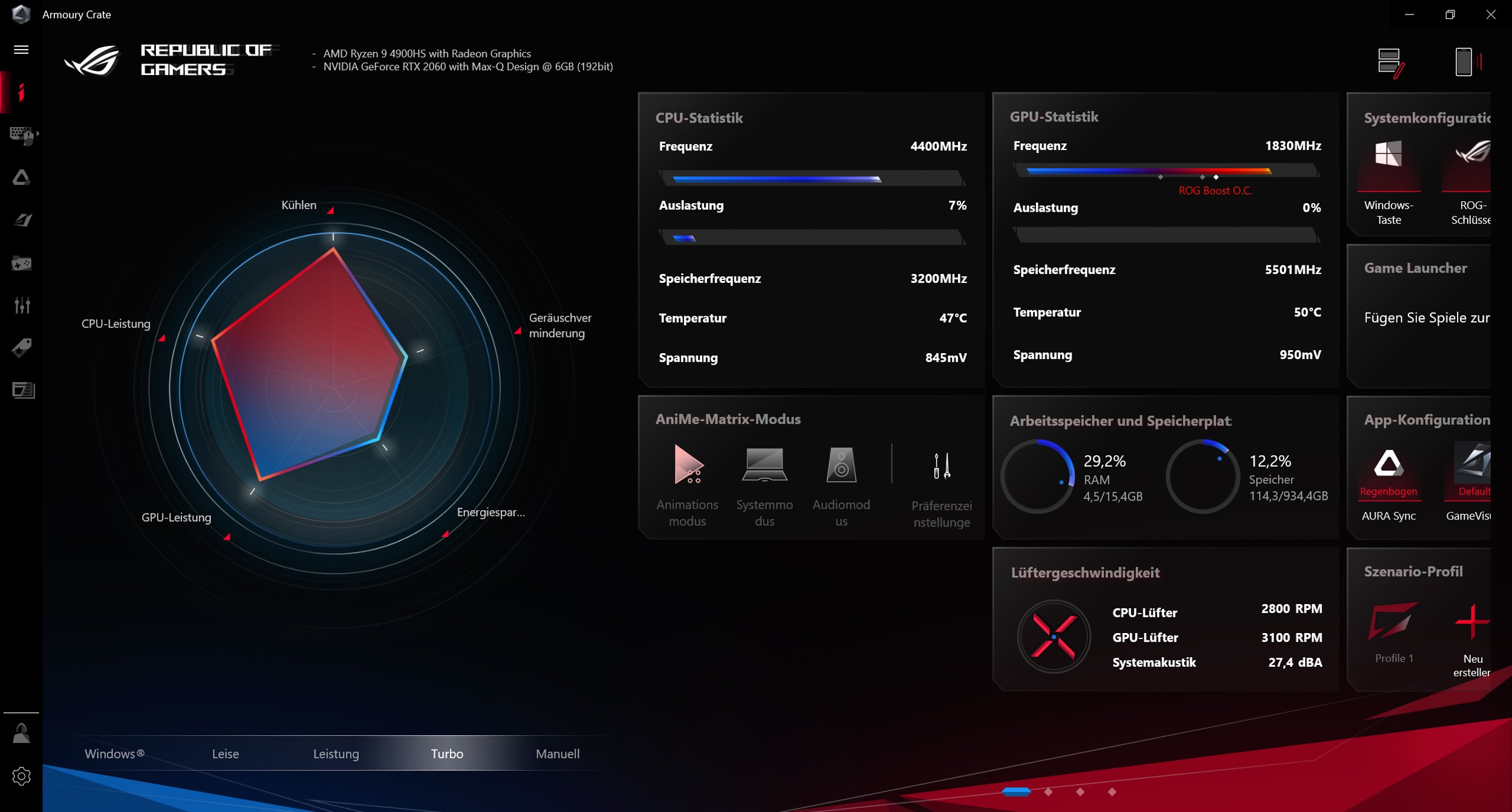 ASUS ROG Armoury Crate Software