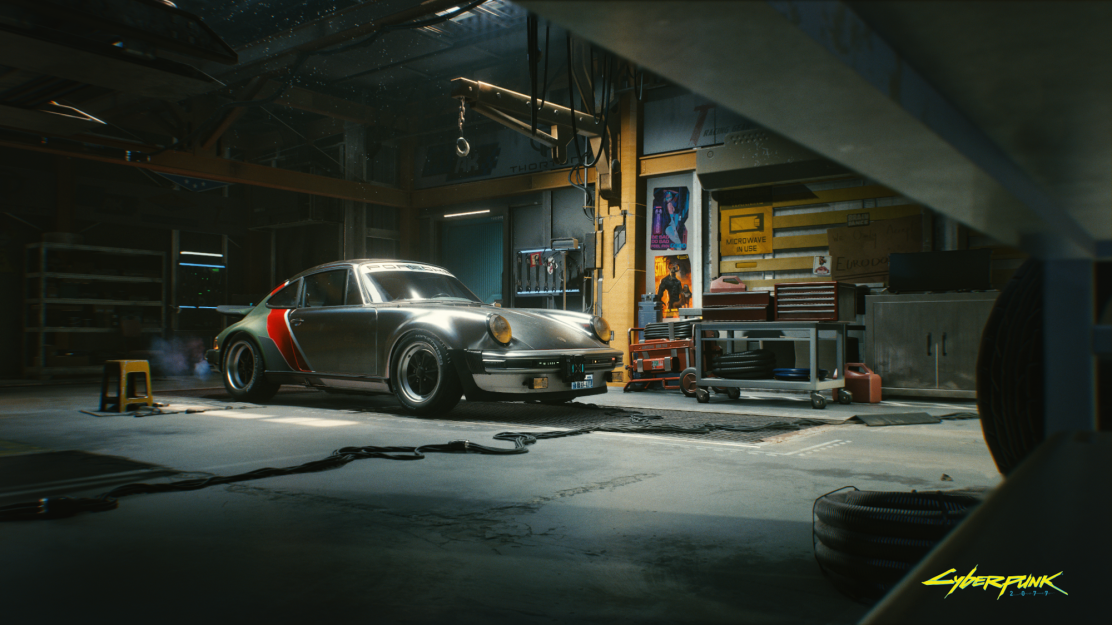 Im Spiel Cyberpunk 2077 wird es einen Porsche 911 Turbo geben.