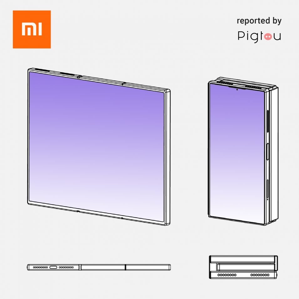 Xiaomi Tri-fold patent