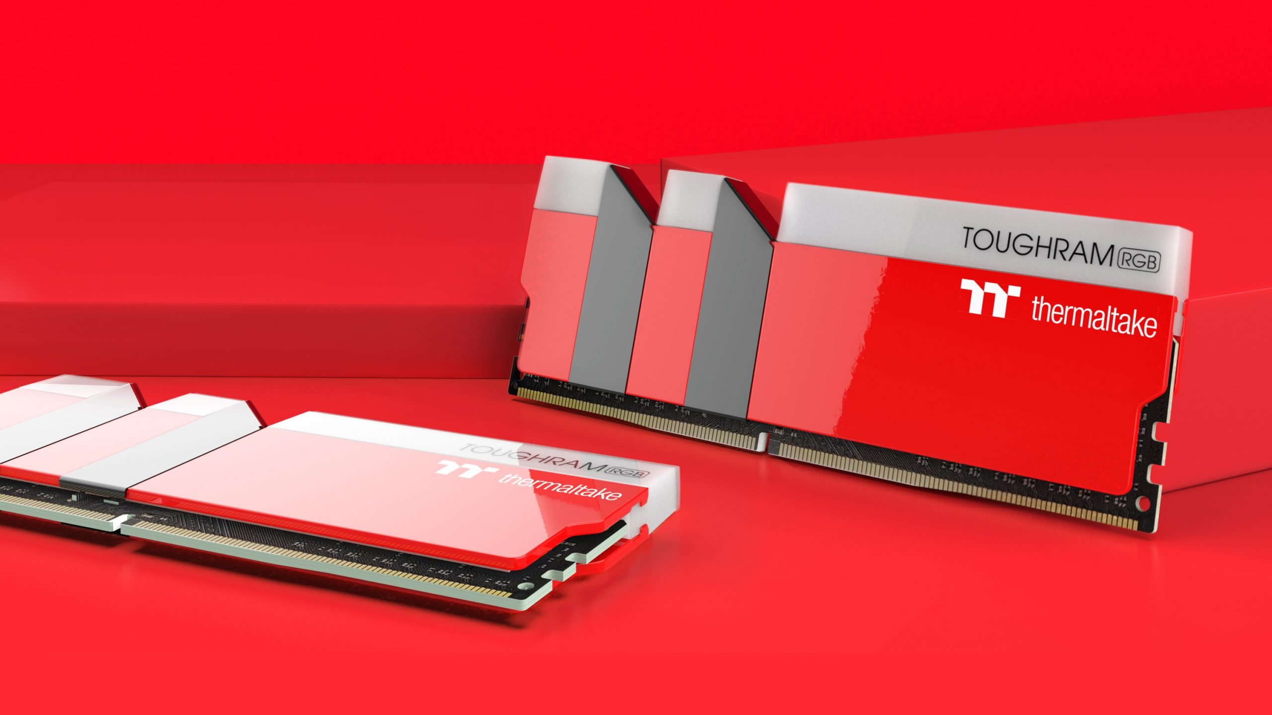 Thermaltake TOUGHRAM RGB Racing Red DDR4 Memory Kit 3