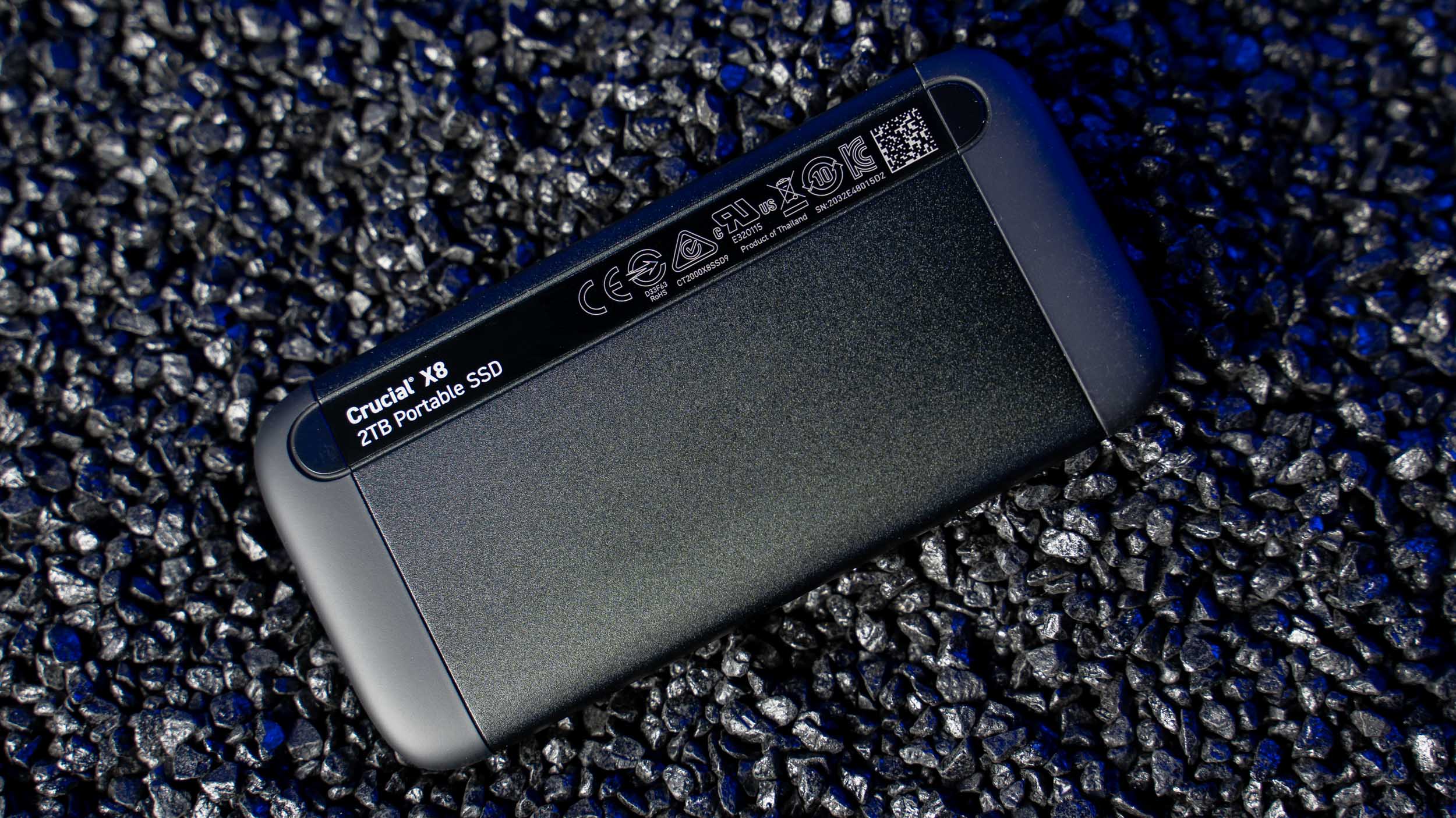 Crucial X8 Portable SSD Rückseite