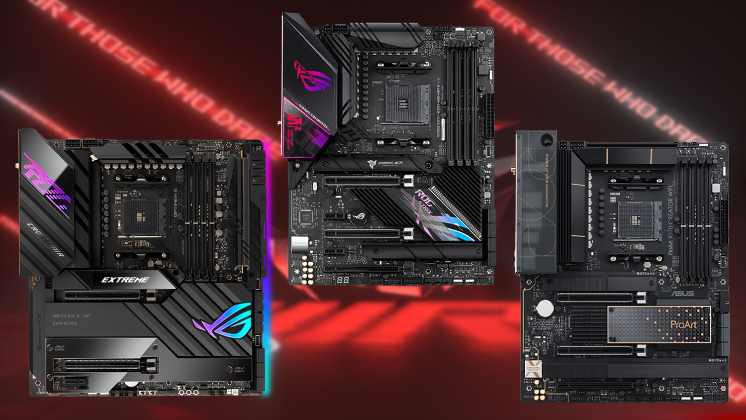 ASUS X570 Line-Up Refresh