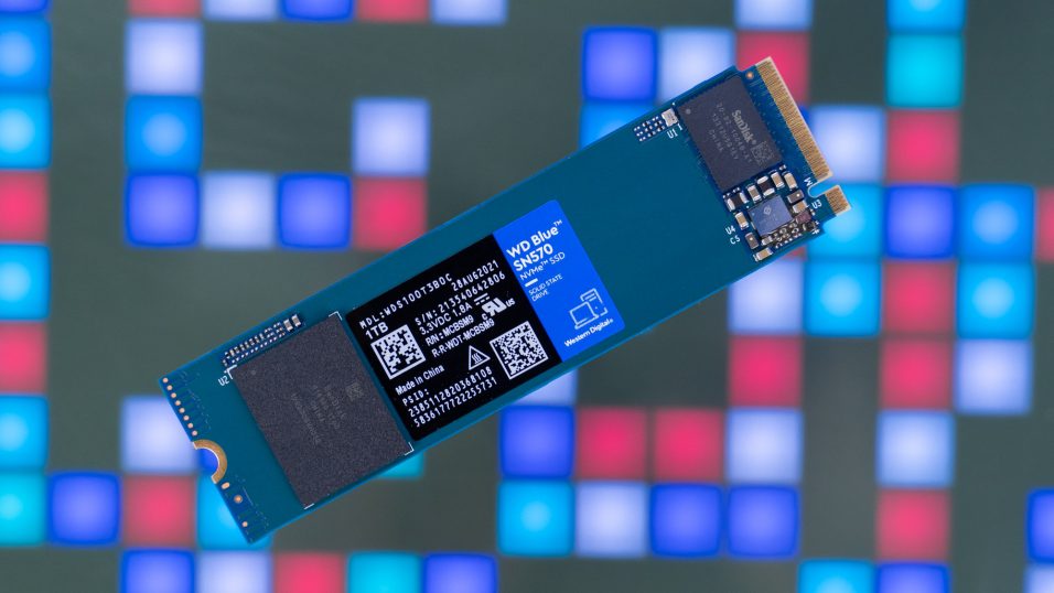 WD Blue SN570 NVMe SSD von vorne