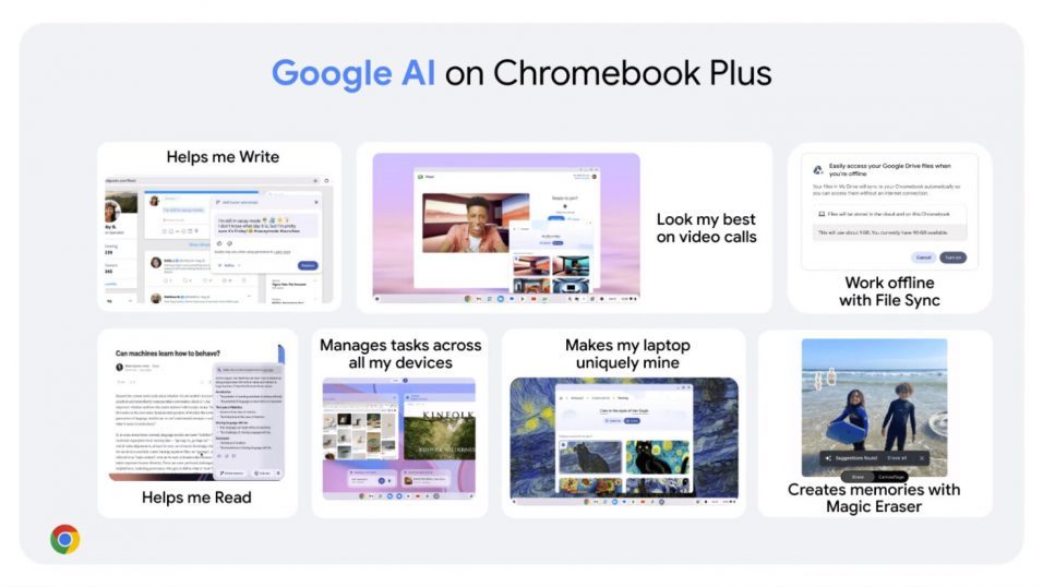 Google Chromebook Plus KI