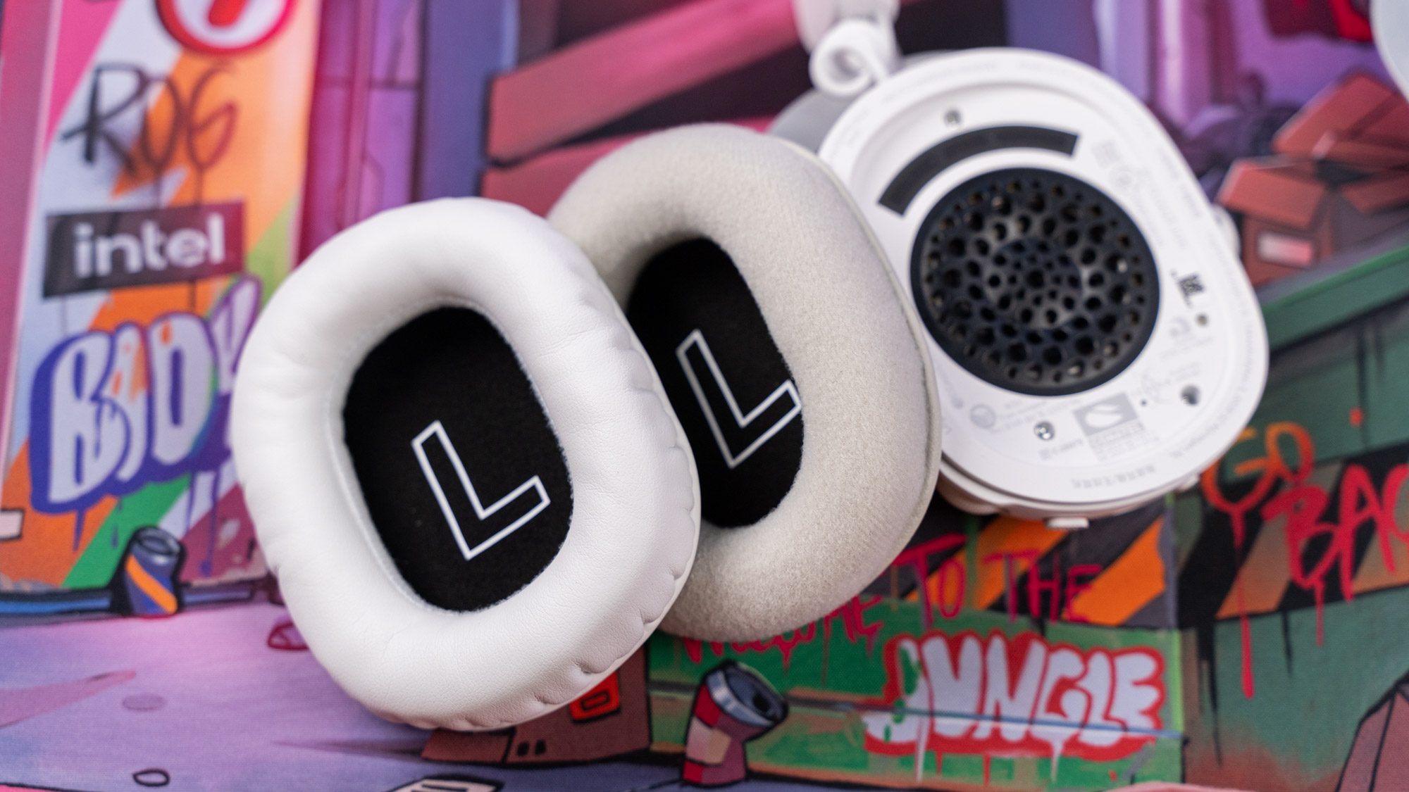 Weißes Logitech G Pro X2 Lightspeed Gaming-Headset verschiedene Polster-Varianten