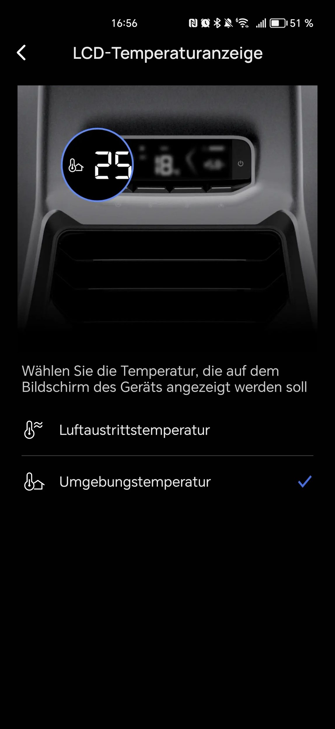 EcoFlow Wave 2 Mobiles Klimagerät App (6) Einstellungen
