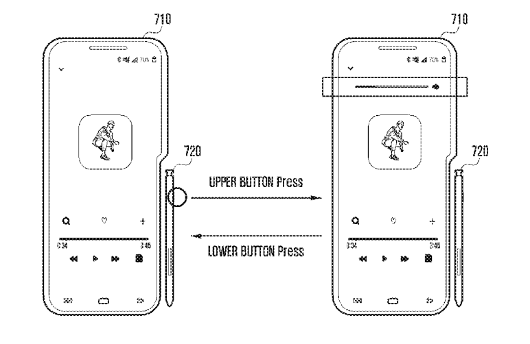 Samsung S-Pen Halterung Patent