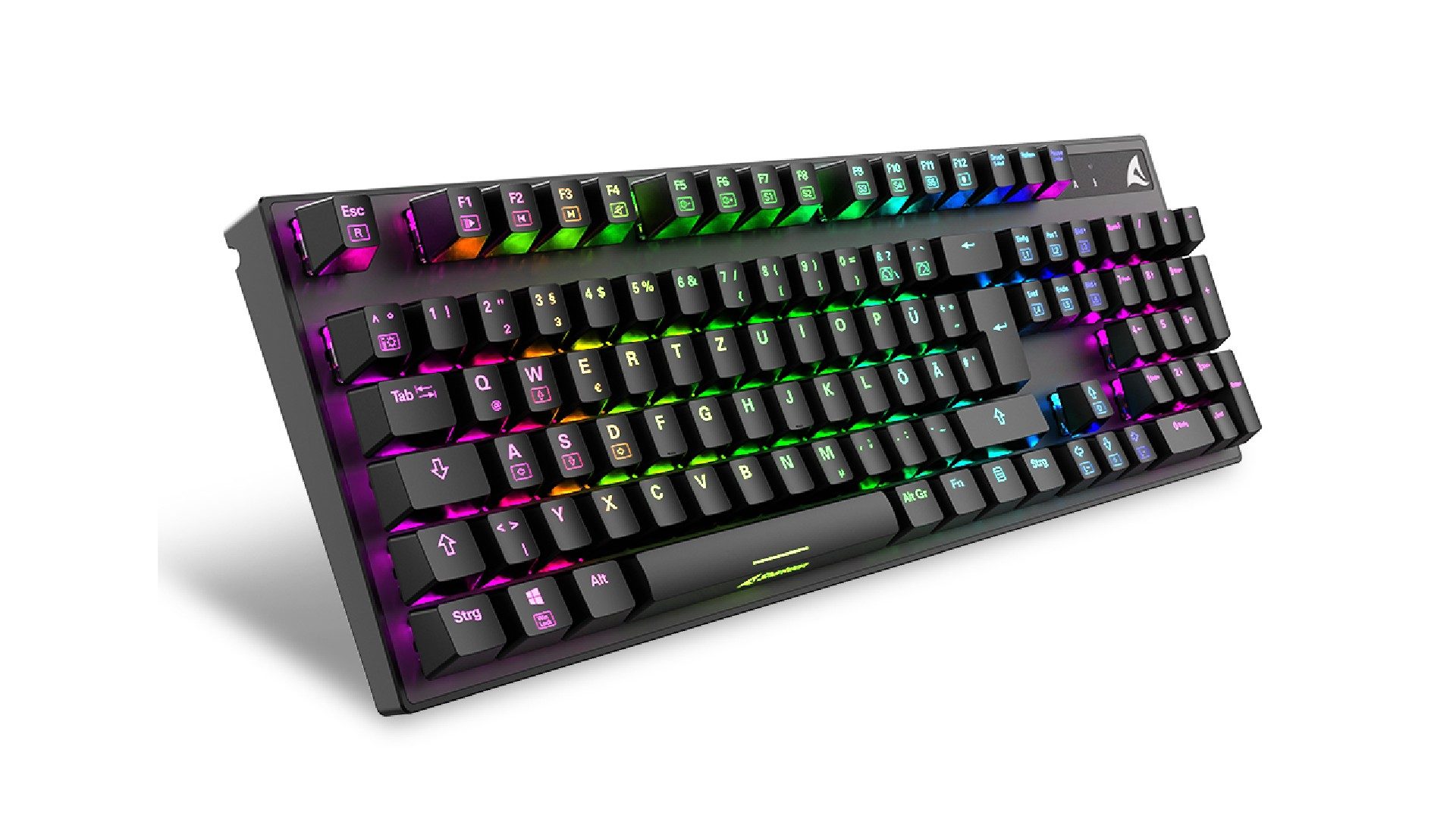 Sharkoon Skiller SGK20 Gaming-Tastatur in Schwarz mit RGB-Beleuchtung