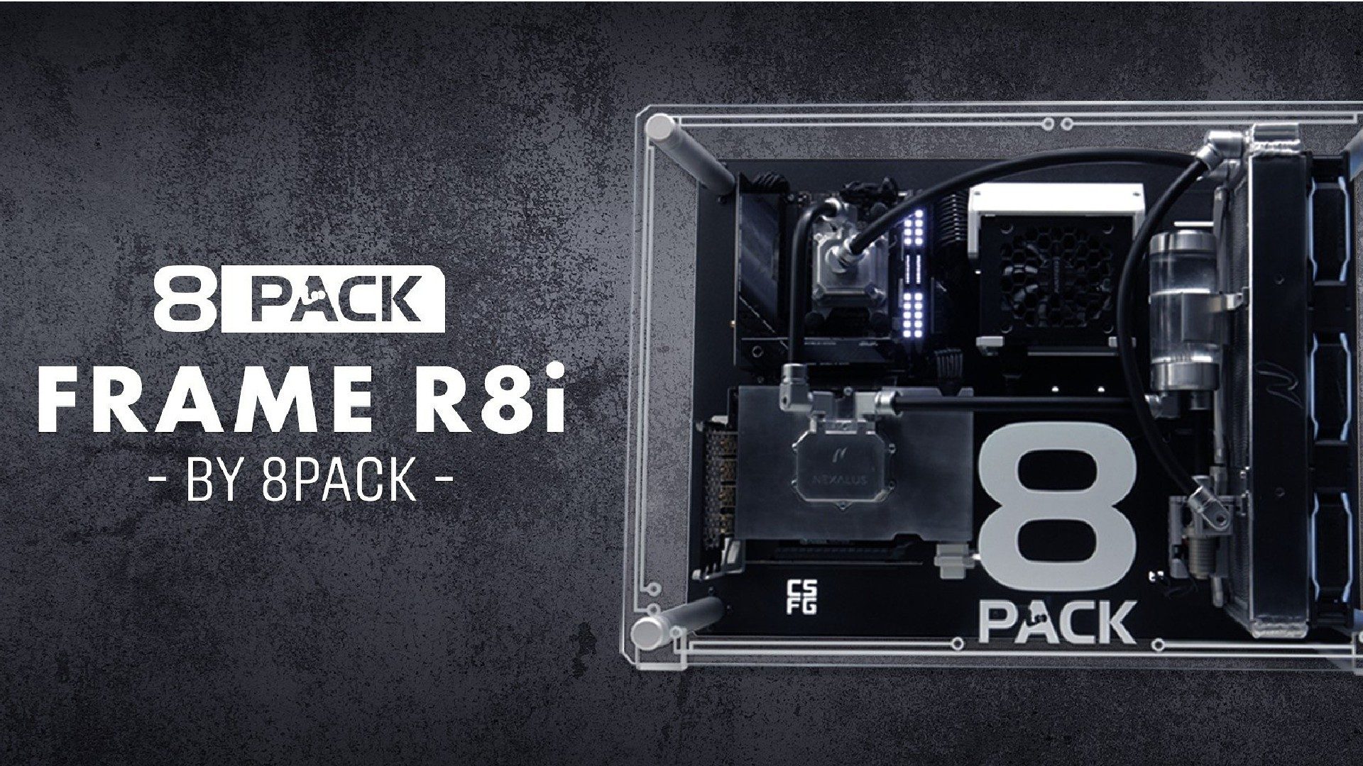 8Pack Frame R8i Custom-PC an Wand