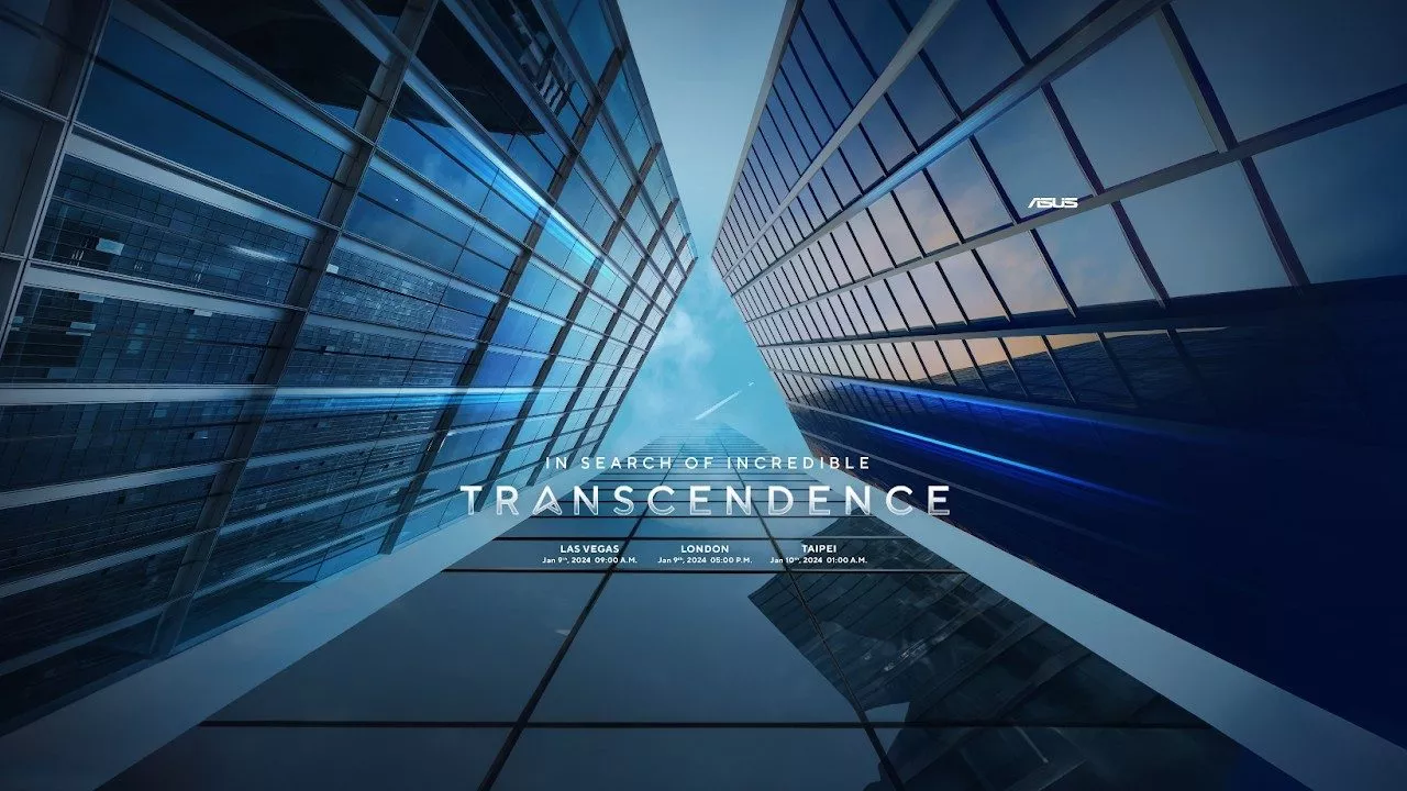 Asus Transcendence CES 2024 Launch Event Teaser