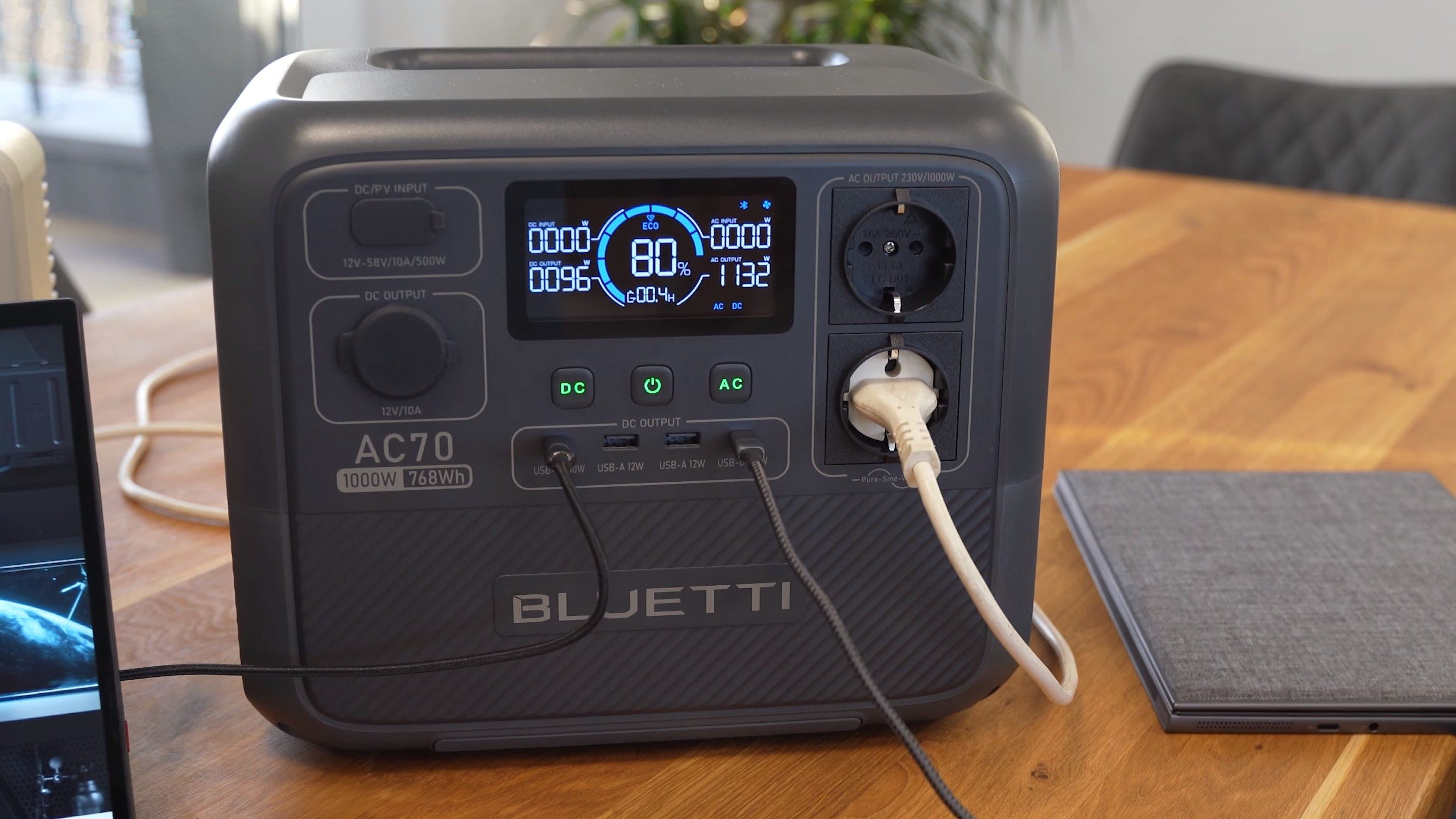 Bluetti AC70 im Videotest: Kompakte Powerstation mit ordentlich Leistung