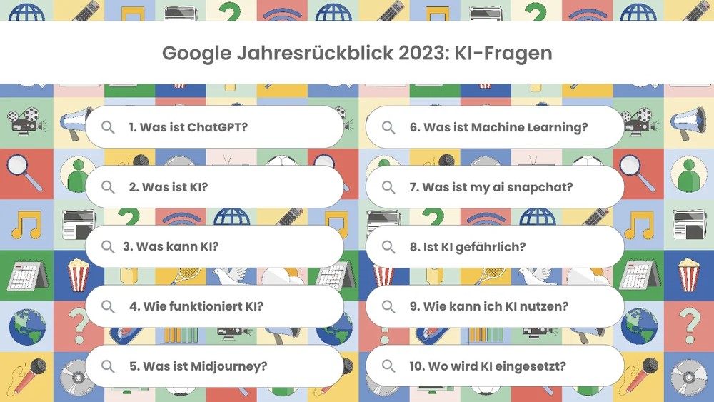 Google KI-Fragen 2023