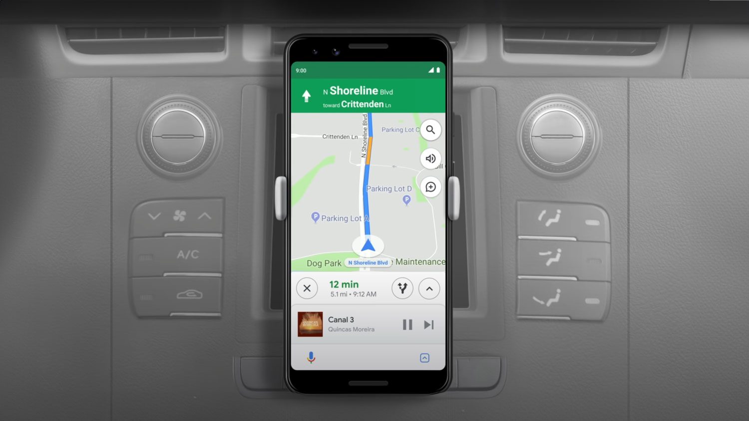 Google Maps Driving Mode