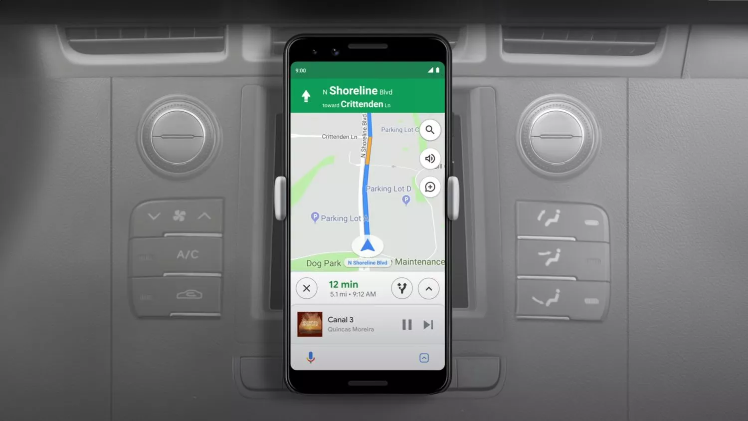 Google Maps Driving Mode