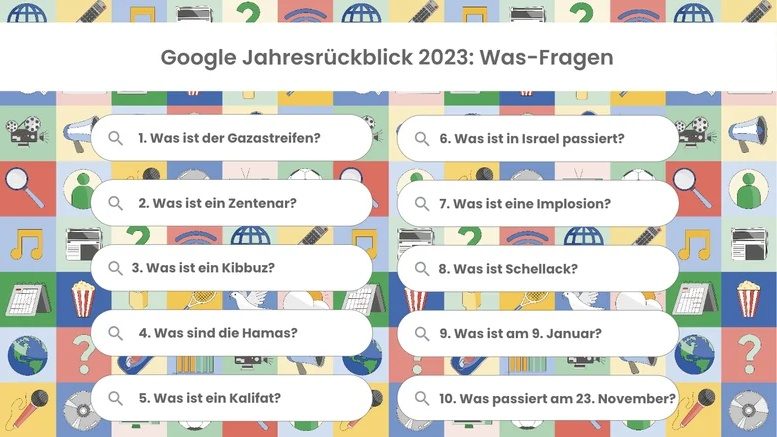 Google Was-Fragen 2023