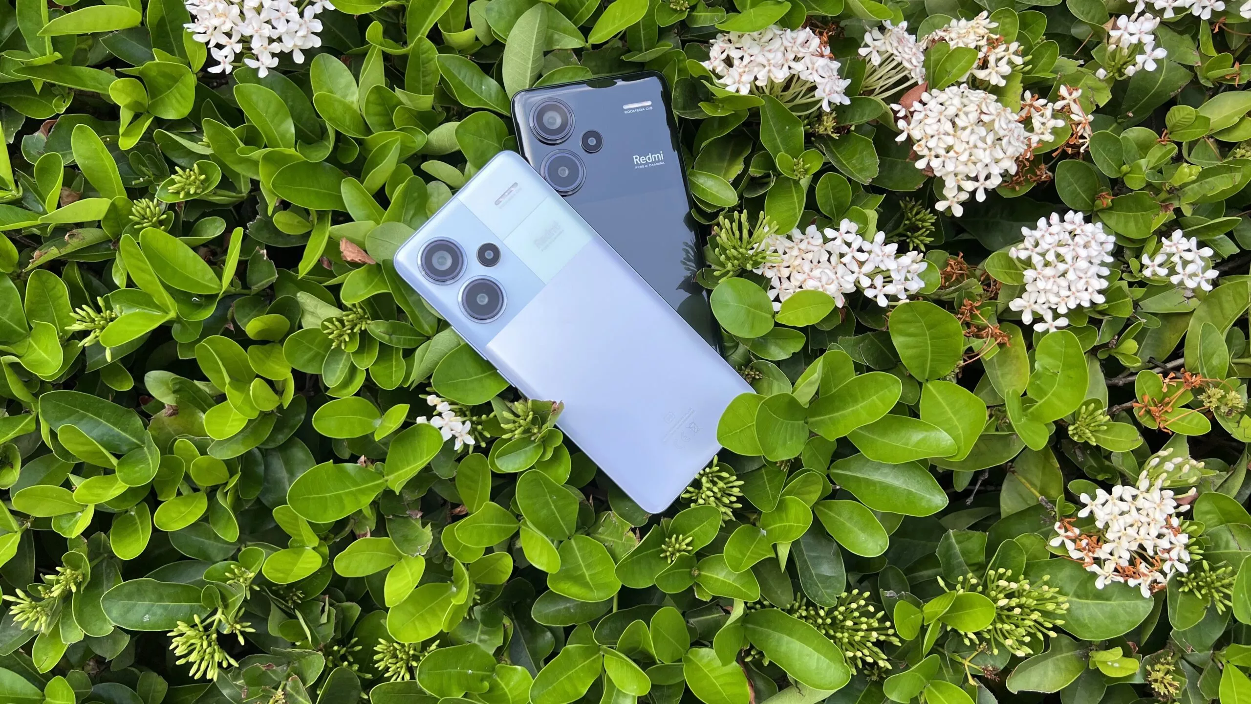 Xiaomi Redmi Note 13 im Blumenmeer