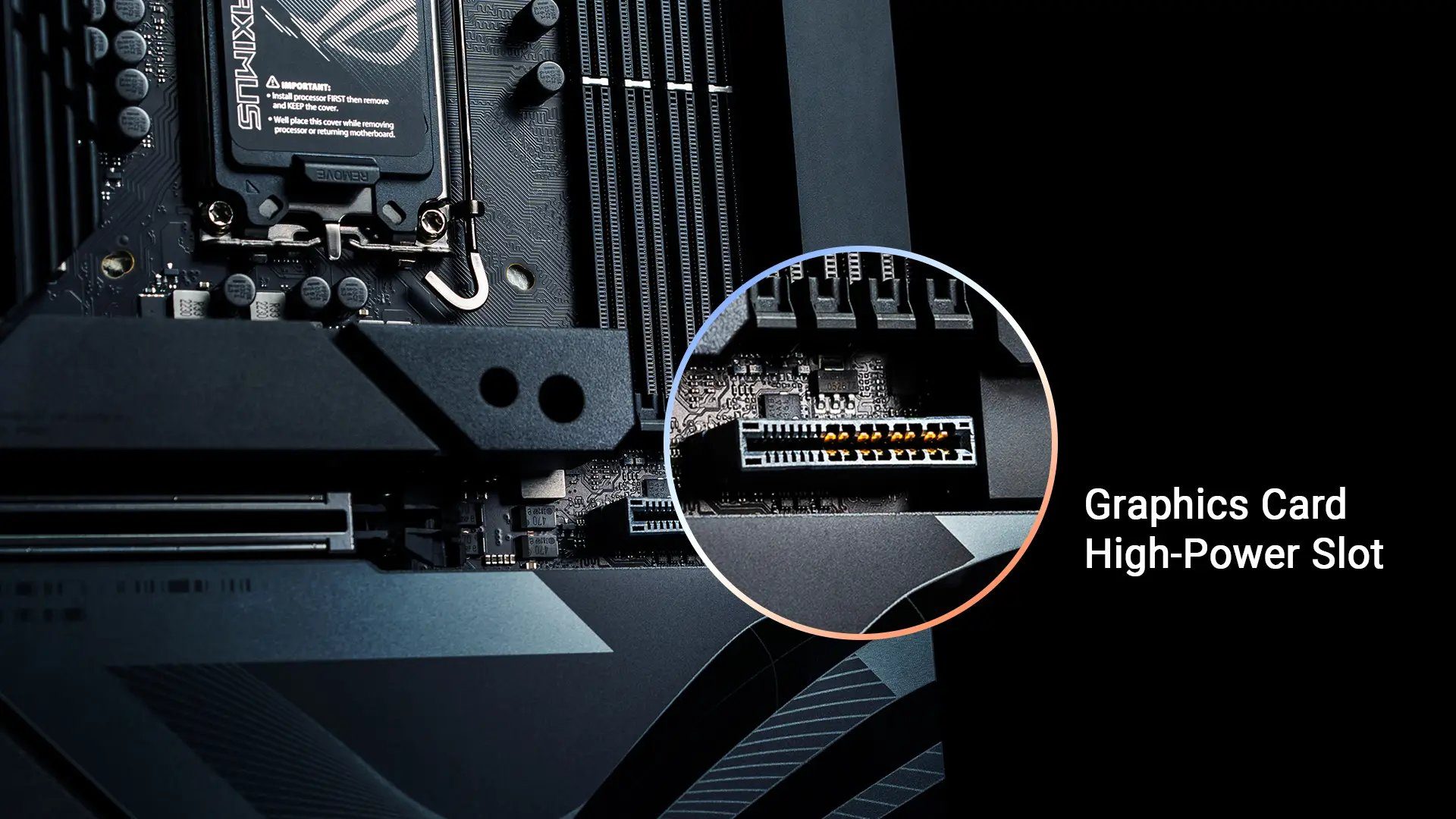 Asus BTF Mainboard GPU-Stromanschluss