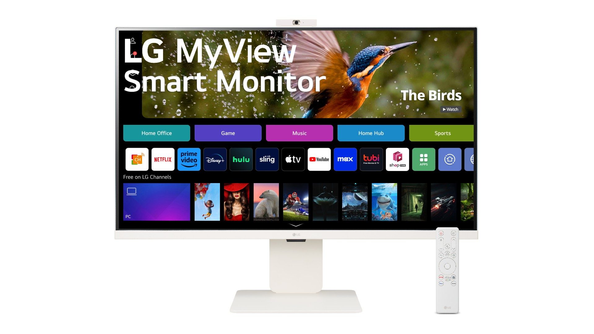 LG MyView-Monitor mit Fernbedienung