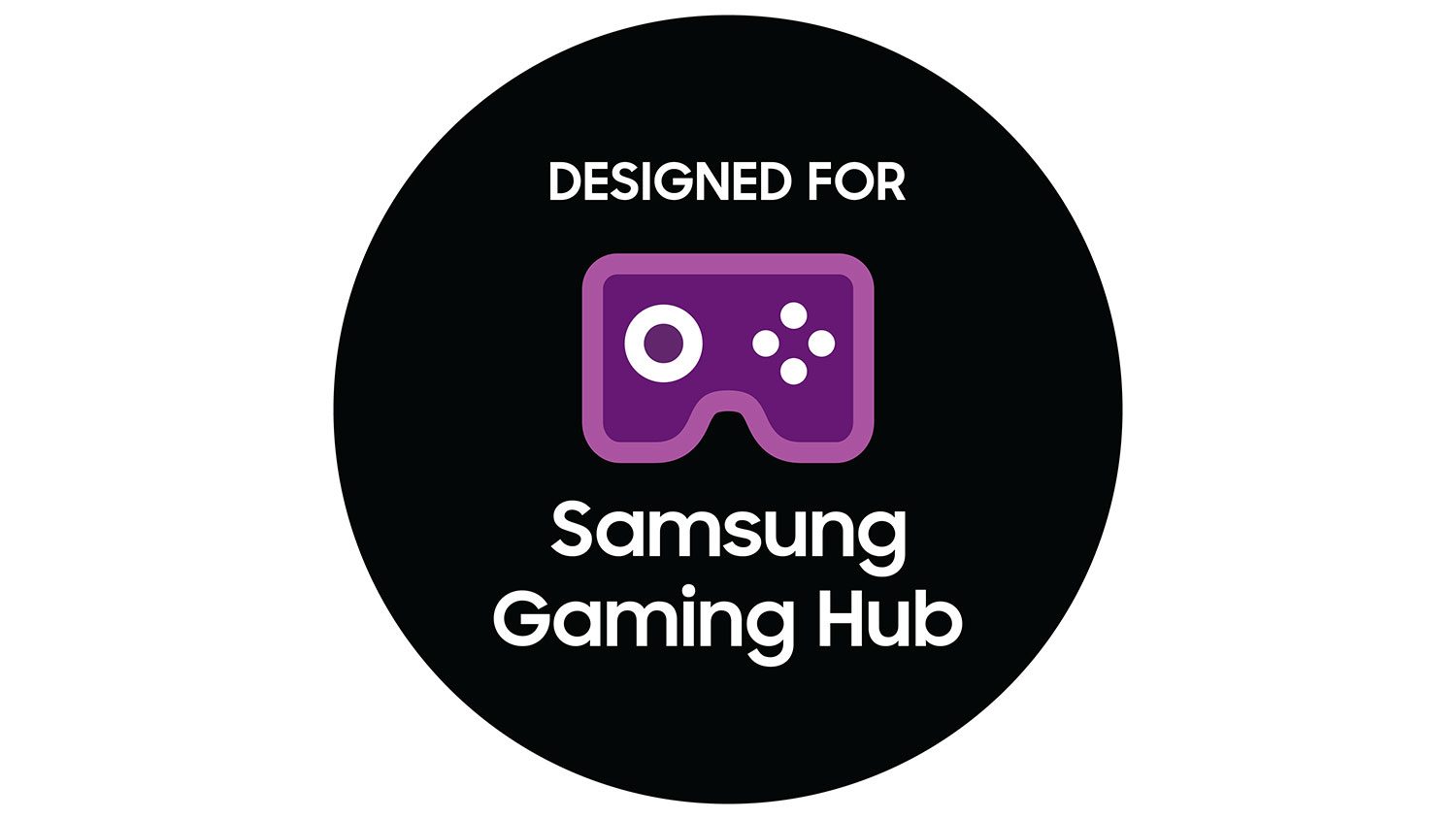 Samsung Designed fpr Gaming Hub Logo