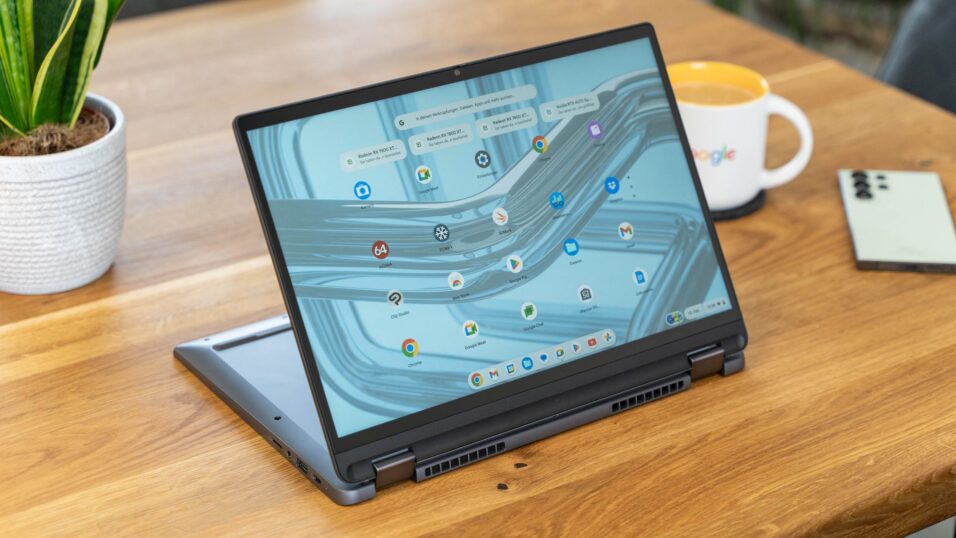 14 Zoll Bildschirm im Lenovo IdeaPad Flex 5i Chromebook.