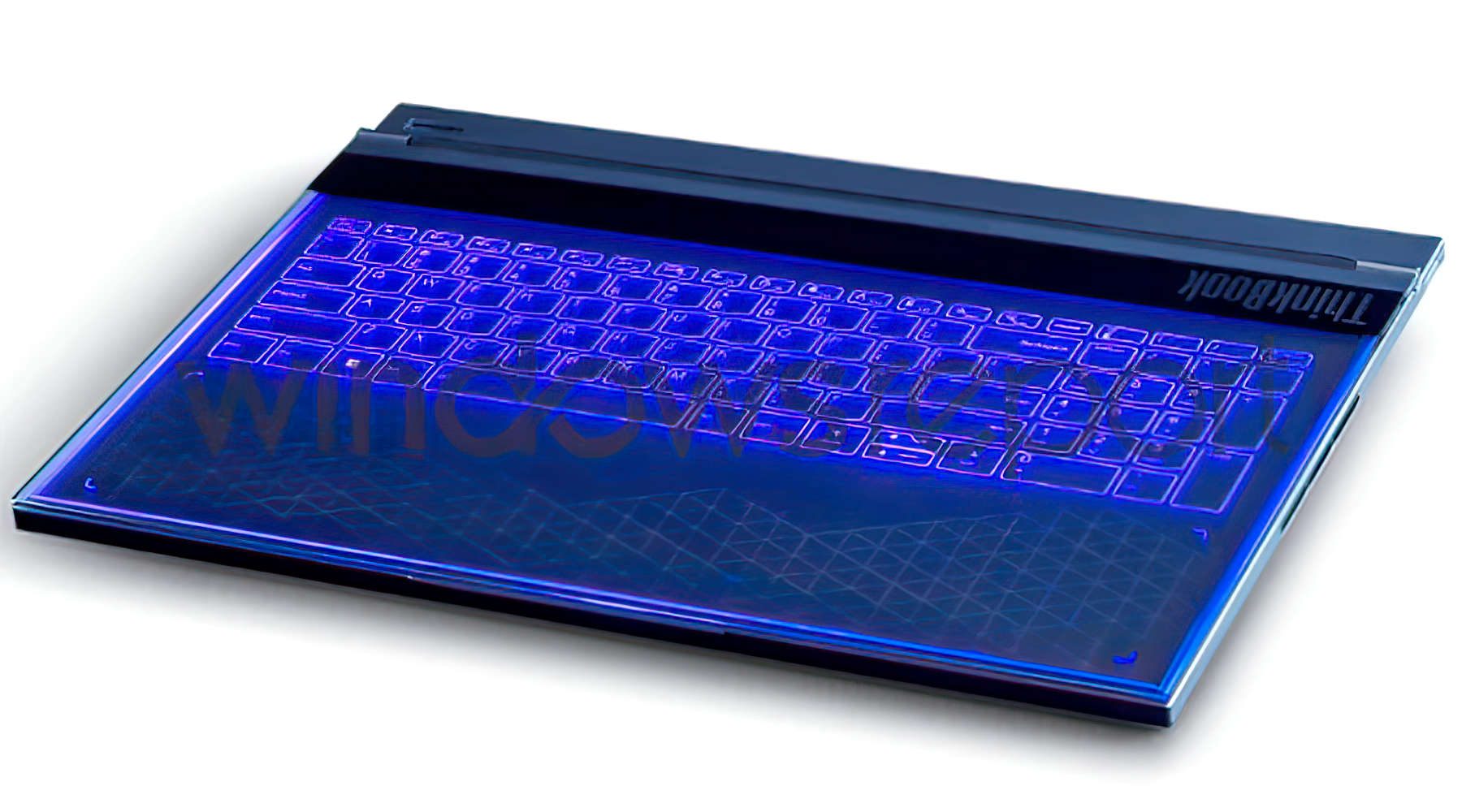 Lenovo ThinkBook Transparent OLED Notebook Tastatur