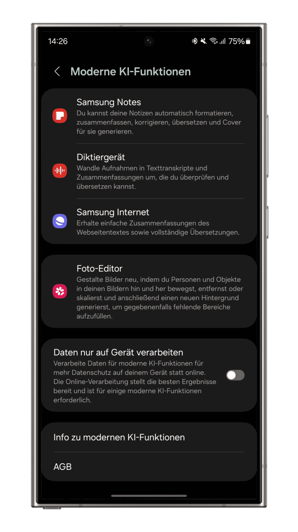 Samsung Galaxy S24 Plus Ultra Smartpone Tipps AI-Funktionen