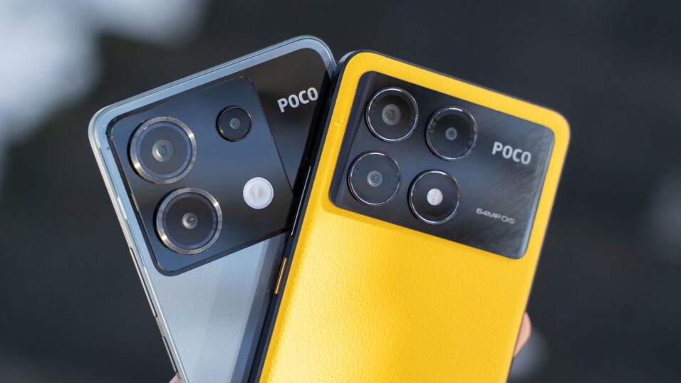 Poco X6 und X6 Pro Rückseite mit Kameramodul