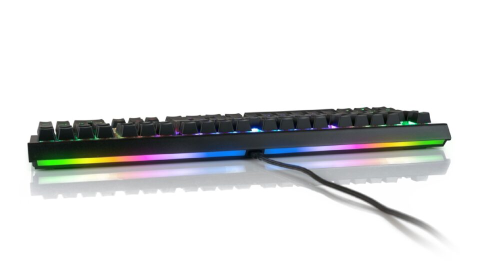 Sharkoon Skiller SGK40 Gaming-Tastatur in Schwarz mit Edge Light